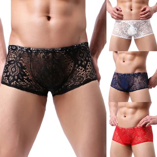 Quần lót boxer ren hoa cho nam