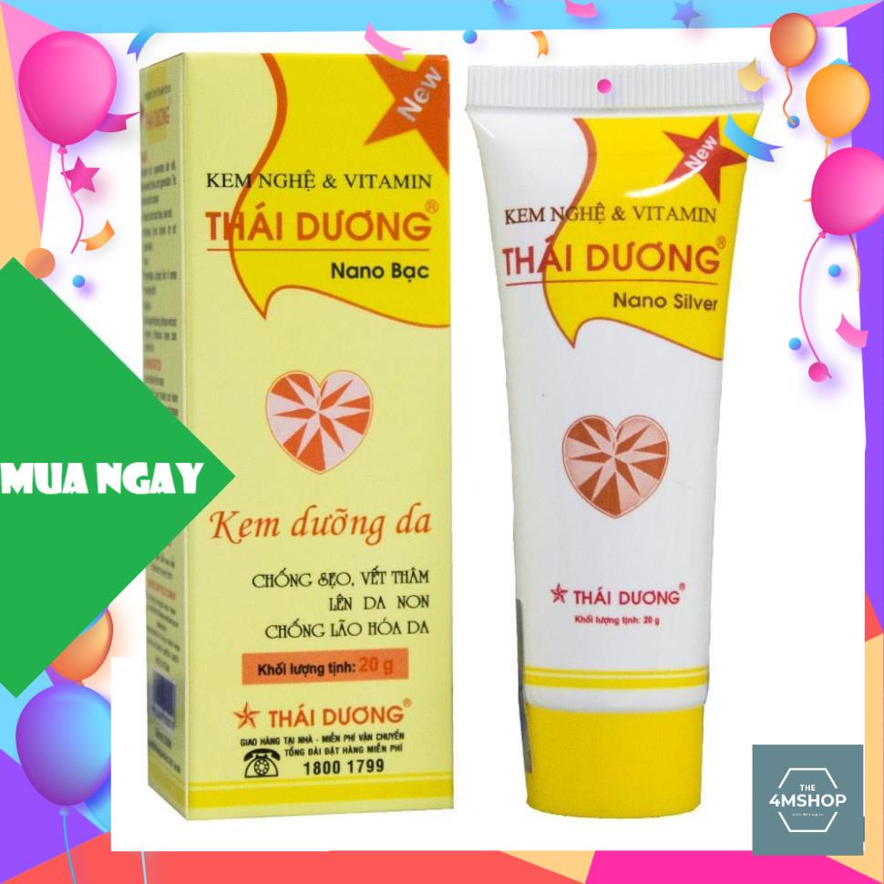 Kem nghệ Thái dương có Nano bạc - Ngừa mụn, ngừa thâm nám, côn trùng cắn - Chính hãng.