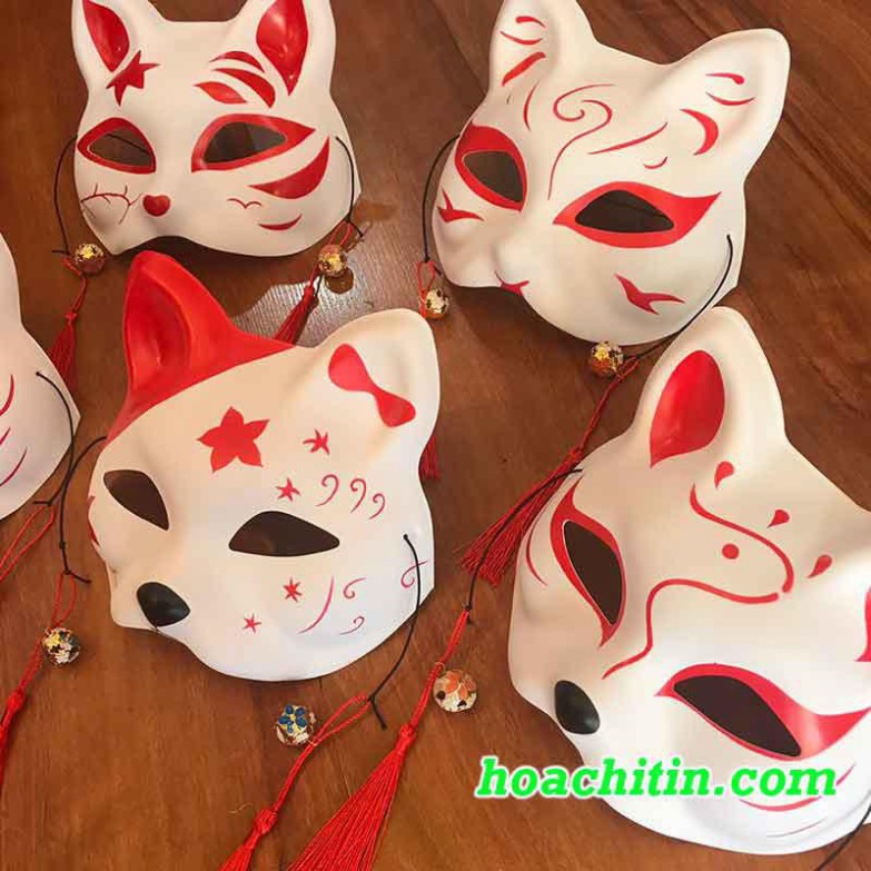 Bán (Mask fox_cosplay) Mặt nạ mèo vẽ Mặt Nạ Mèo Thần Tài Mặt Nạ Cáo