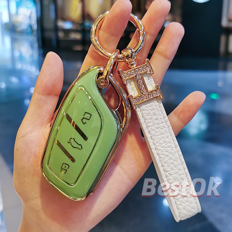 Vỏ Chìa Khóa 3 Nút Cho Xe MG HS EV MG-ZS MG3 MG6