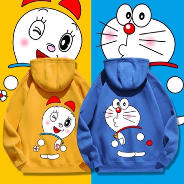 Áo hoodie vải nỉ lót bông dày dặn in Dore chu | BigBuy360 - bigbuy360.vn