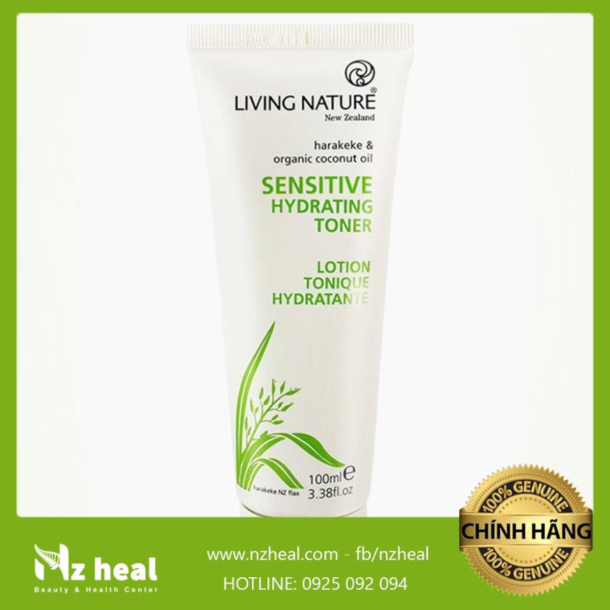 [Hỏa tốc] Toner da nhạy cảm Living Nature Sensitive Hydrating Toner - cân bằng, cấp ẩm