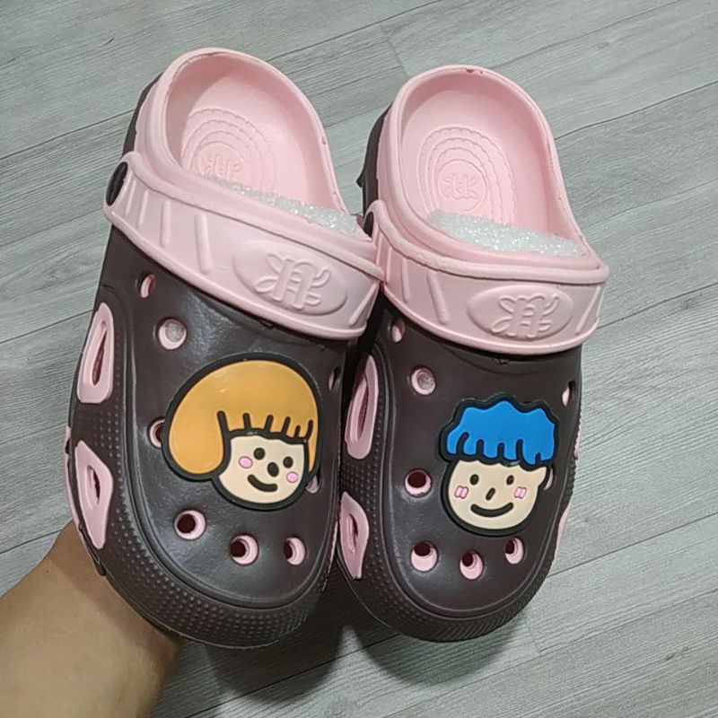 Dép Crocs Nữ Hàn Quốc BoyGirl