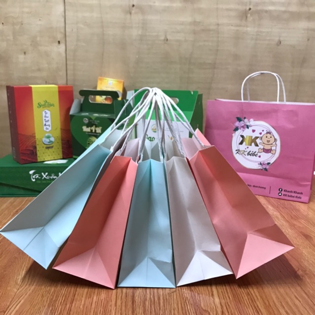 Túi giấy Kraft siêu to khổng lồ kthước 30x25x10 giá rẻ