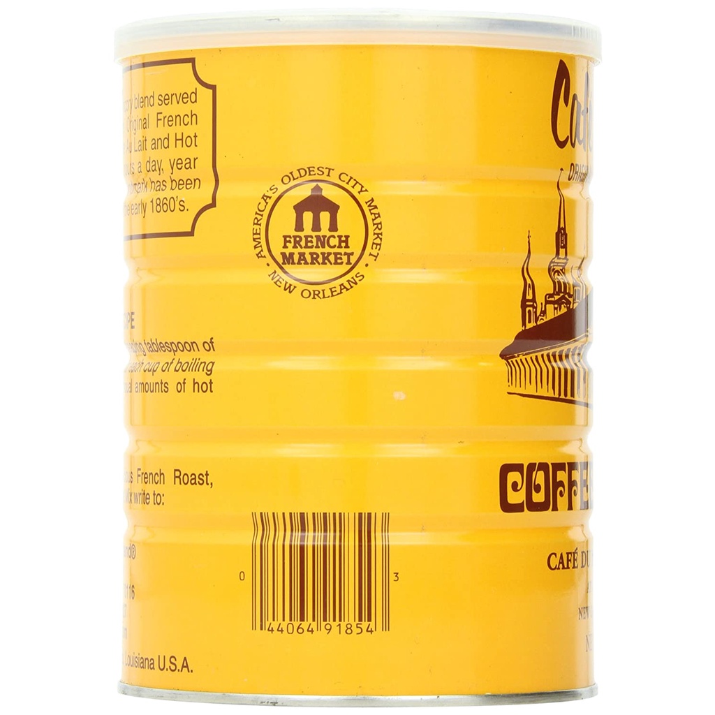 Hộp cà phê rang xay kiểu Pháp Cafe Du Monde Coffee with Chicory  / French Market Coffee and Chicory