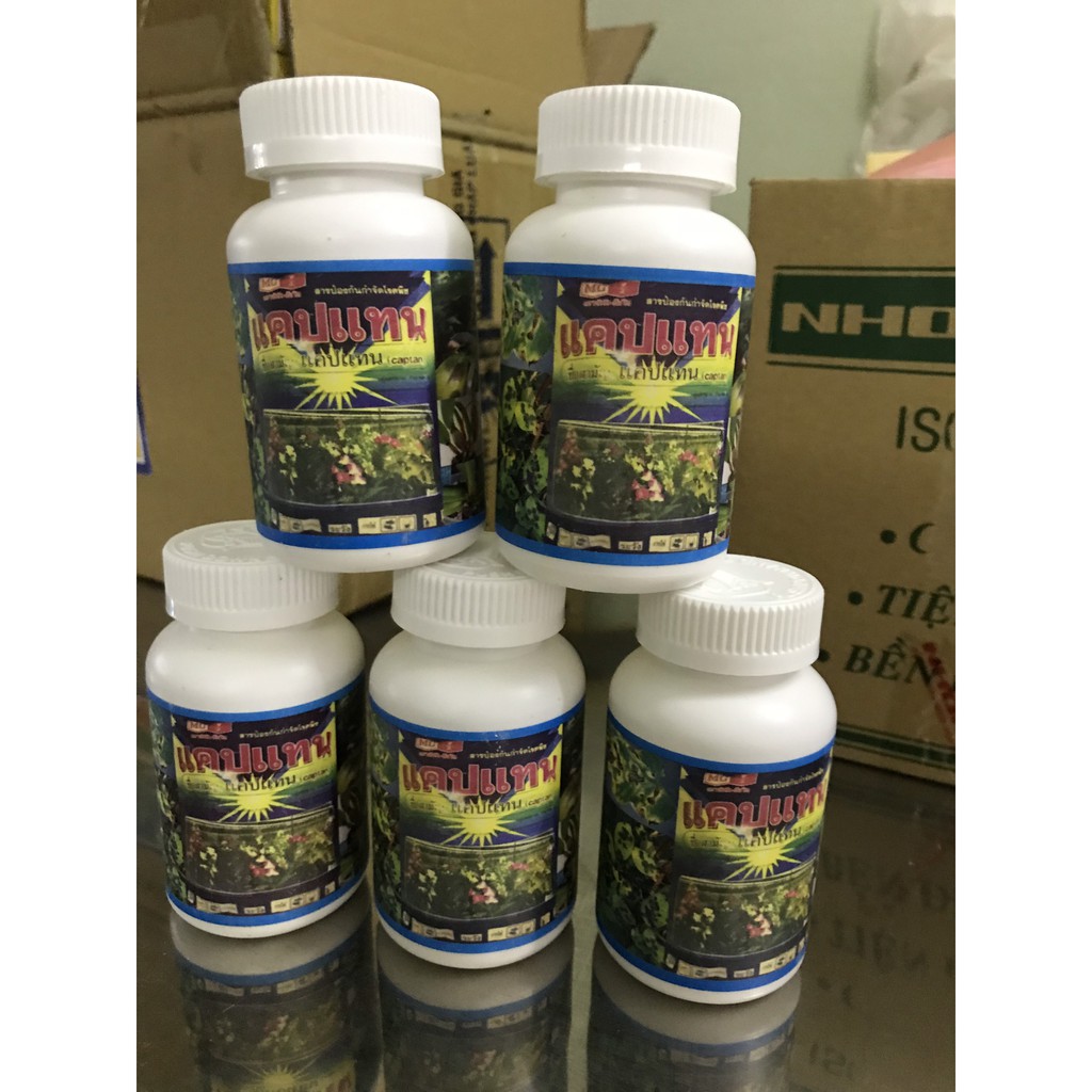 Thuốc trừ thối nhũn, nấm bệnh cho hoa lan & cây cảnh Captan Thái Lan (50g)