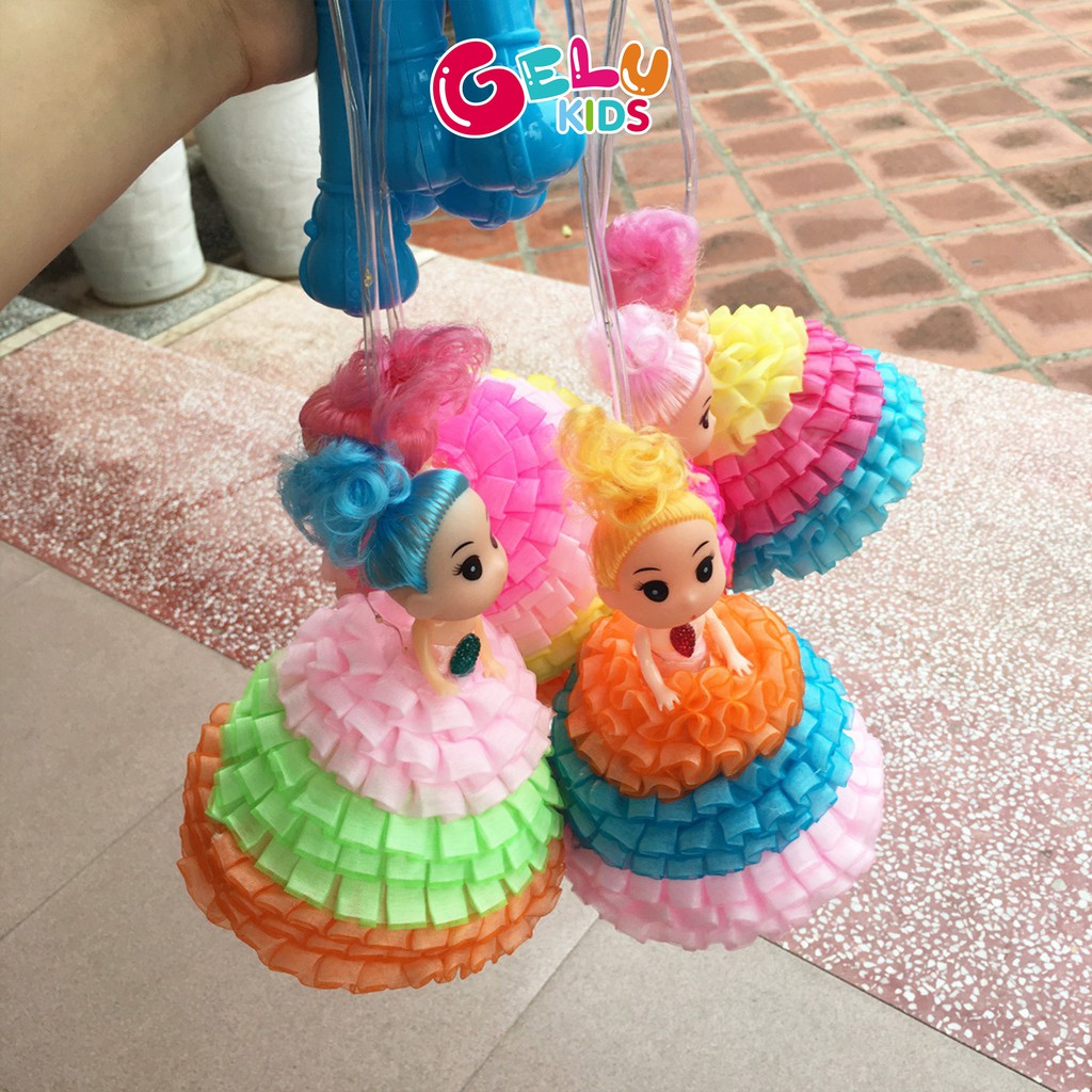 Đèn lồng búp bê chibi GELU KIDS nhiều màu dễ thương cho bé (Kèm Pin-Ảnh Thật)