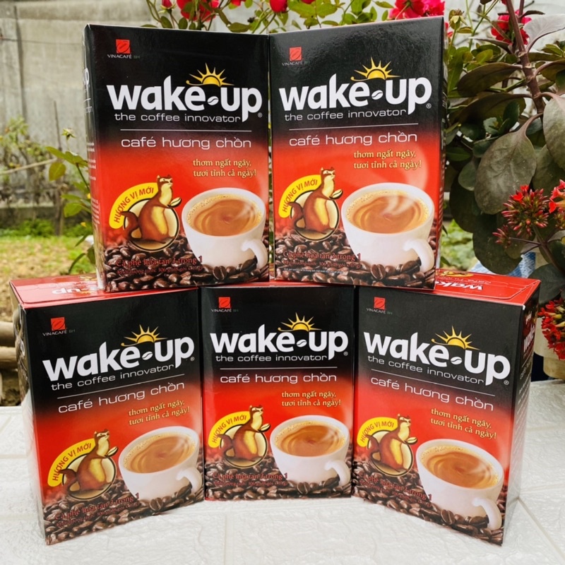 Cà phê Wake-Up Hương Chồn Hộp 18 gói x17g Mẫu Mới