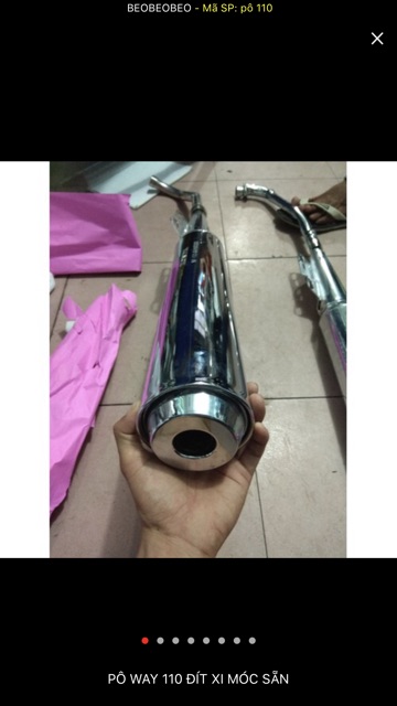 Pô way 110 êm đít đen