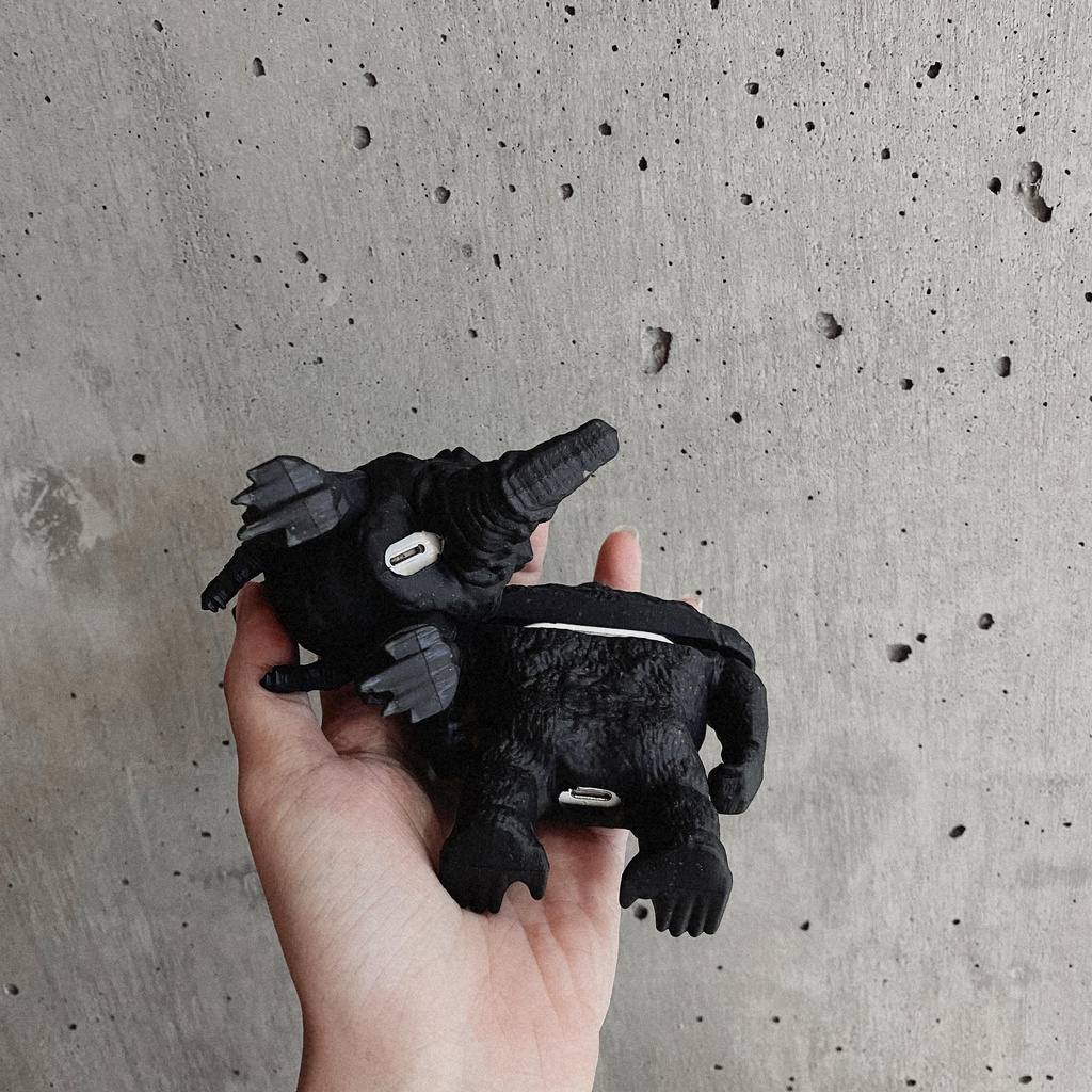 Vỏ Bảo Vệ Hộp Sạc Tai Nghe Airpods 1/2/Pro Họa Tiết Godzilla Wars King Kong Orangutan 2021 Mới