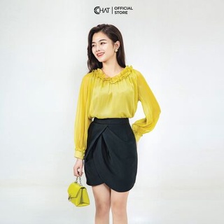 Áo nhún cổ bèo CCHAT