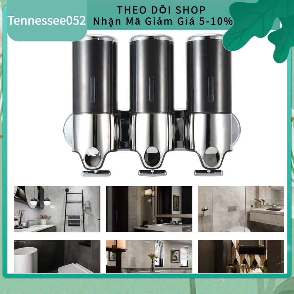 Hộp đựng nhấn lấy nước rửa tay dầu gội sữa tắm xà phòng treo tường cho khách sạn phòng tắm