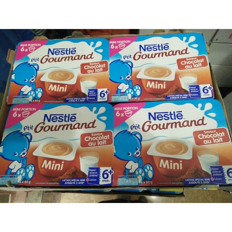 Váng sữa Nestle vỉ 6 hộp x 60G cho bé từ 6 tháng (HSD 6/2022)