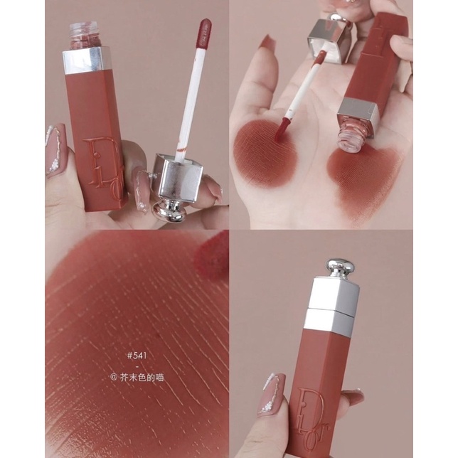 Son Dior Addict Lip Tatoo 421 541 651 Natural Tea bản mới 2022