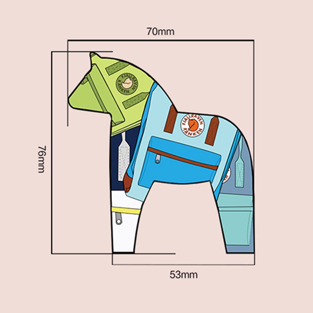 Phụ kiện dây treo túi xách hình ngựa pony