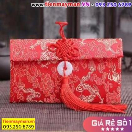 Bao Lì Xì Vải Gấm Cao Cấp - Bao Dọc - Bao Ngang
