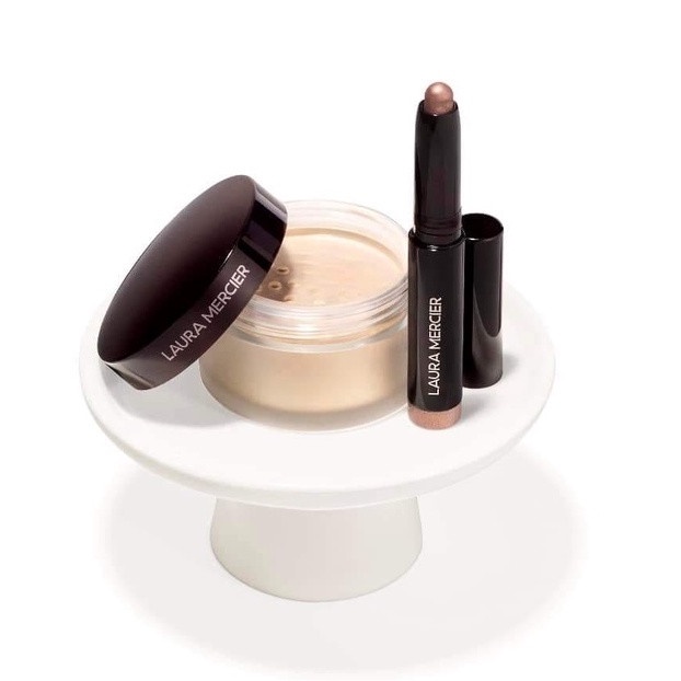 Set Makeup Laura Mercier Minisize (1 Phấn Phủ 5g + 1 Nhũ Mắt 1g)