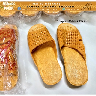 [ĐỆM HƠI] [LOẠI DÀY] Dép nhựa tổ ong vàng HP | AShoes VNXK