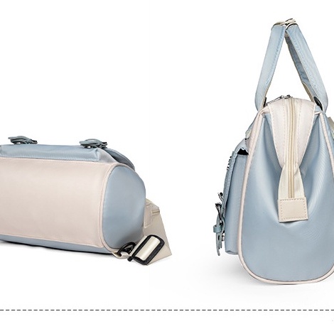 Balo Túi Xách Bỉm Sữa Giữ Nhiệt Chống Thấm Nước Đựng Cơm Văn Phòng Cho Mẹ Bé