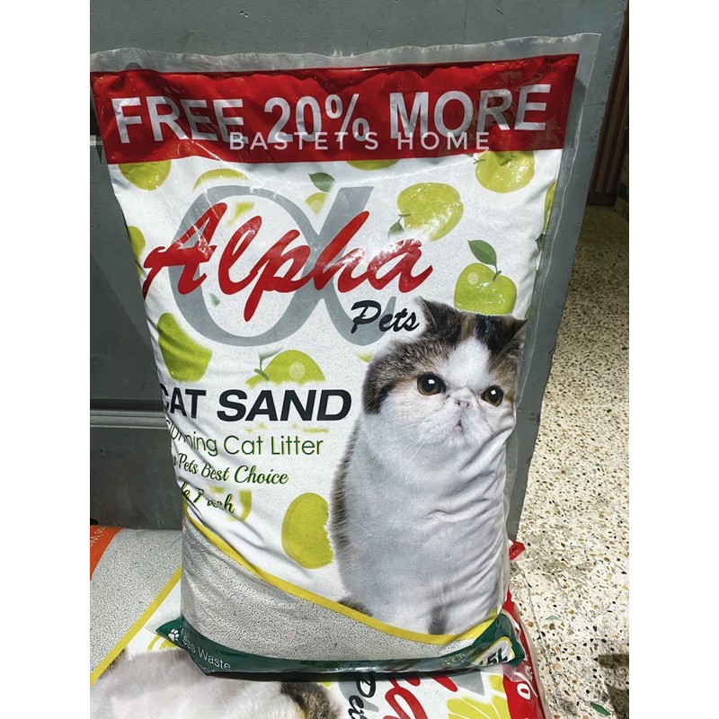 Cát vệ sinh mèo siêu tiết kiệm Alpha 15L