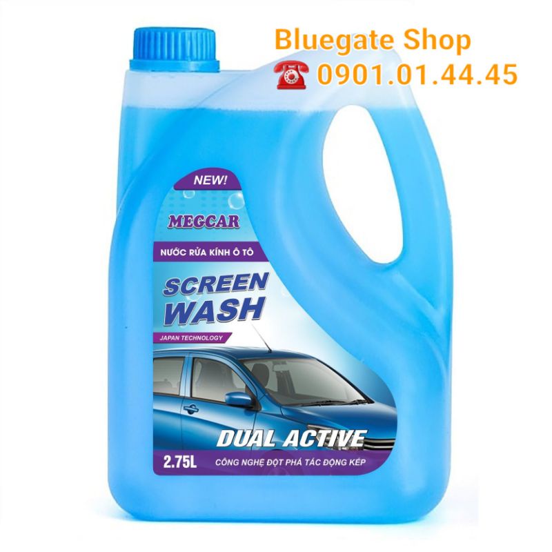 NƯỚC RỬA KÍNH Ô TÔ MEGCAR DUA ACTIVE CÔNG NGHỆ NHẬT TẠI VN
