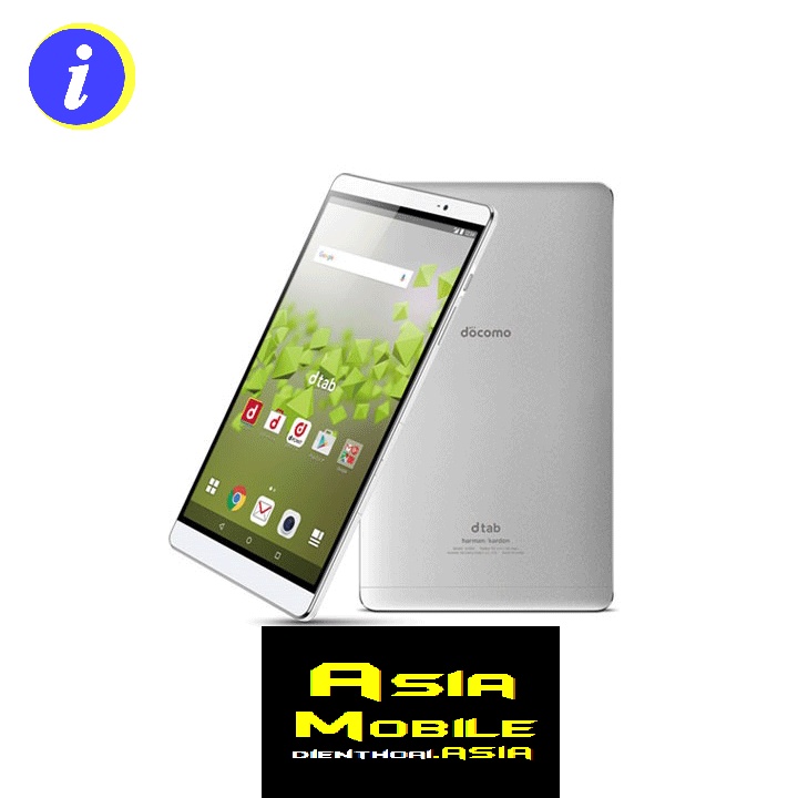 (Dùng Sim 4G) Máy tính bảng Nhật Docomo Dtab Compact D-02H (Like New)