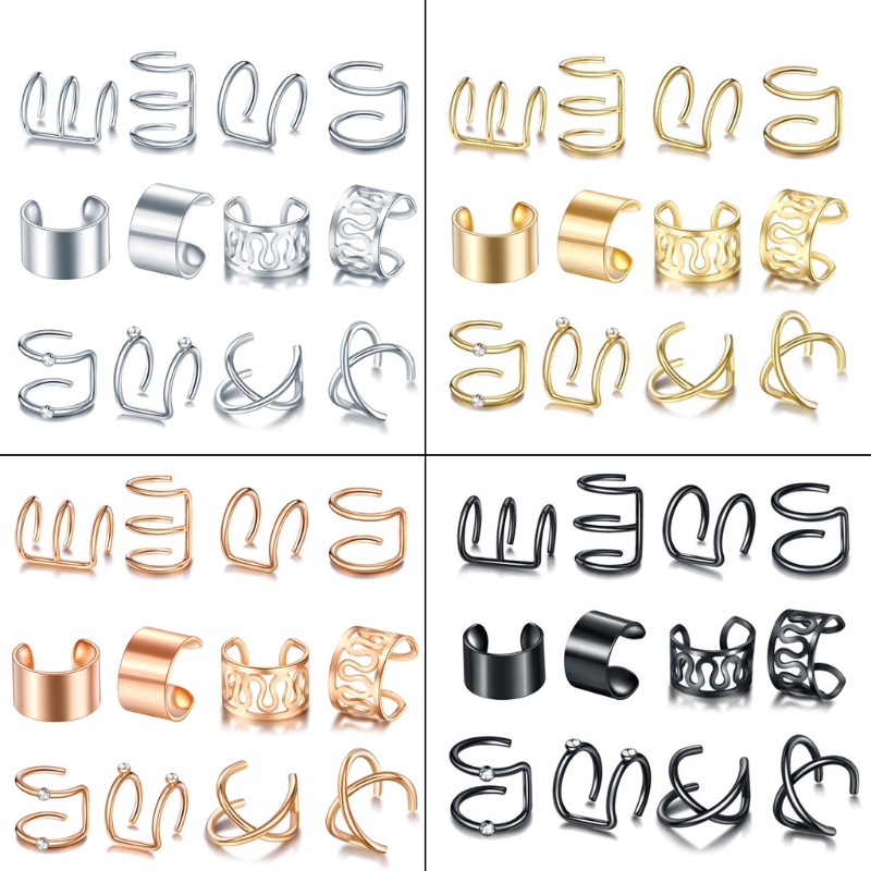 Khuyên Đeo Sụn Tai Đơn Giản Thời Trang Cho Nữ