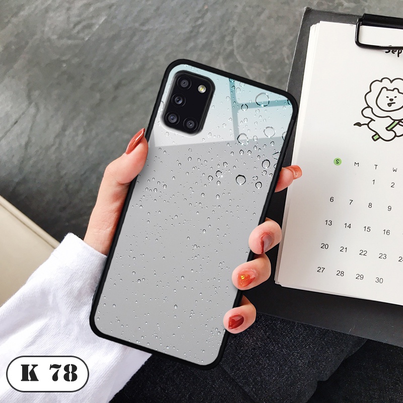 Ốp lưng Samsung Galaxy A31  - Lưng kính 3D