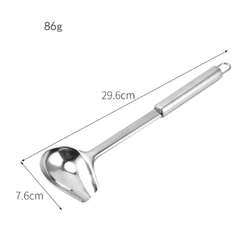 Muôi mỏ vịt múc trân châu, cốt sữa dừa inox ( muôi múc trân châu đường đen )