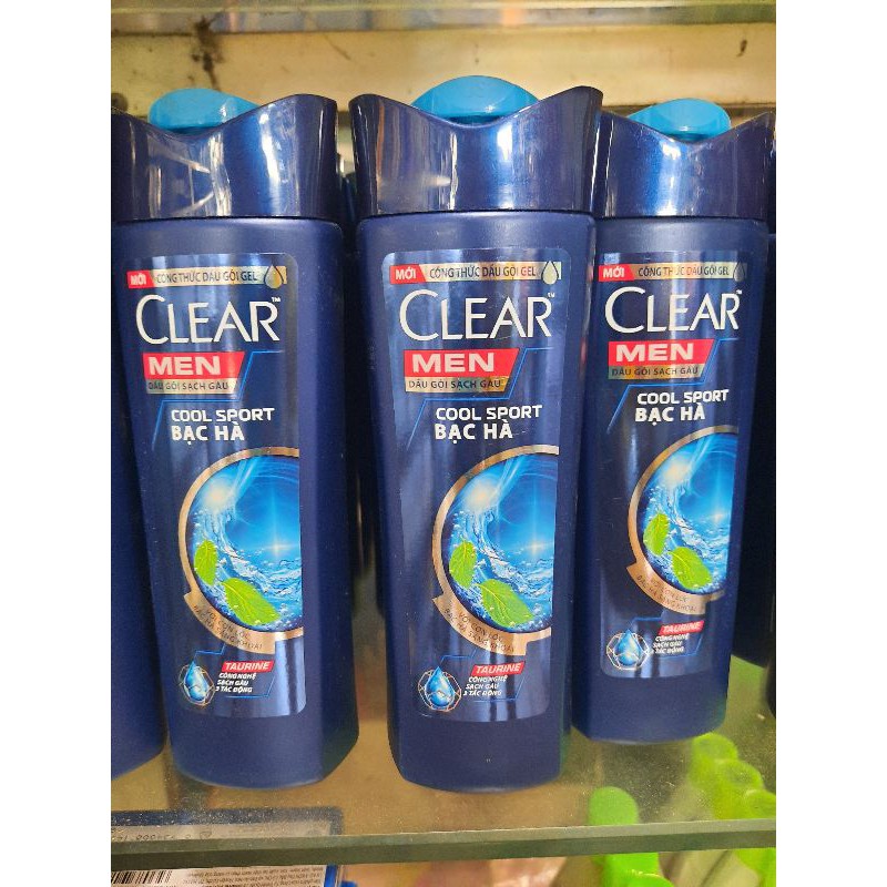 dầu gội clear men sạch gàu hương bạc hà 180g