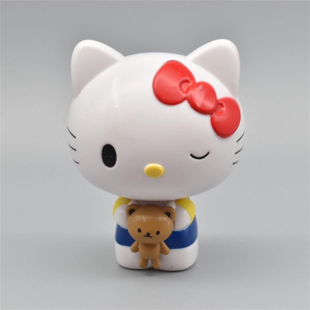 Mô Hình Mèo Kitty Nhật Bản Đáng Yêu Trang Trí Bánh Kem