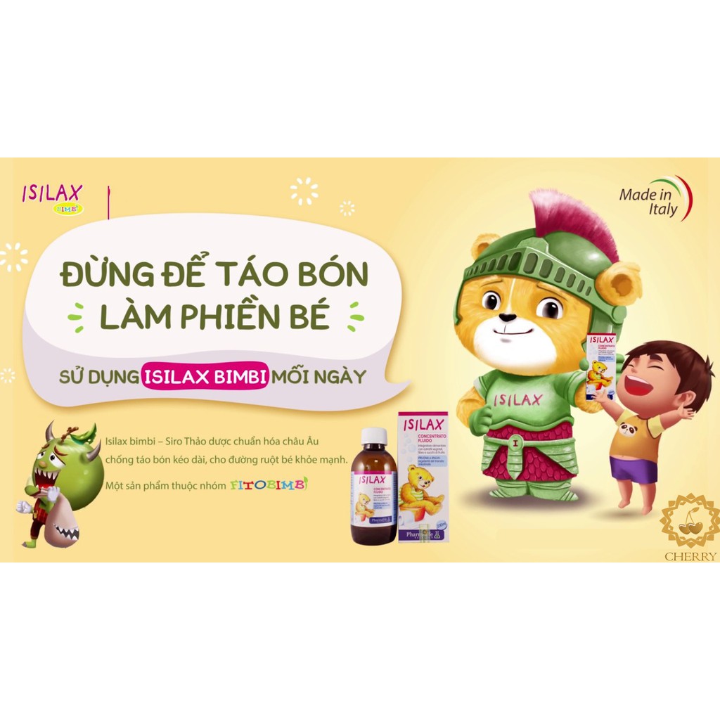 Siro Isilax Bimbi thảo dược Châu Âu chống táo bón cho bé 200ml | BigBuy360 - bigbuy360.vn