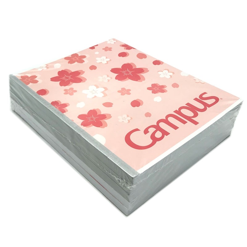 Vở Sakura A5 4 Ly Ngang 200 Trang ĐL 70g/m2 - Campus NB-ASKR200 (Mẫu Màu Giao Ngẫu Nhiên)