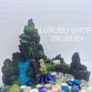 Hòn Núi Thác Đá Trang Trí Hồ Cá,Bể Cá-Hòn Non Bộ