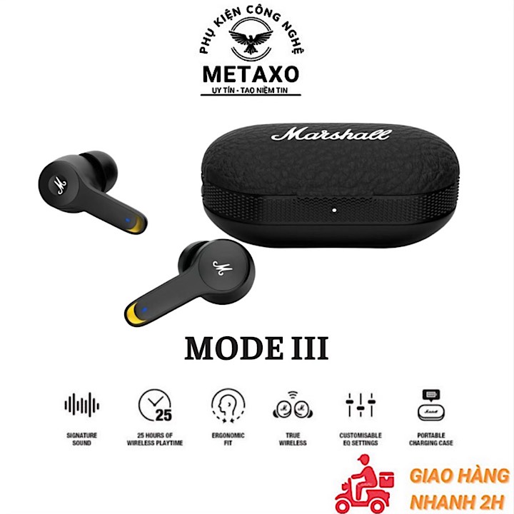 Tai Nghe Bluetooth Marshall Model III TRUE WIRELESS New 100% Bảo Hành 12 Tháng