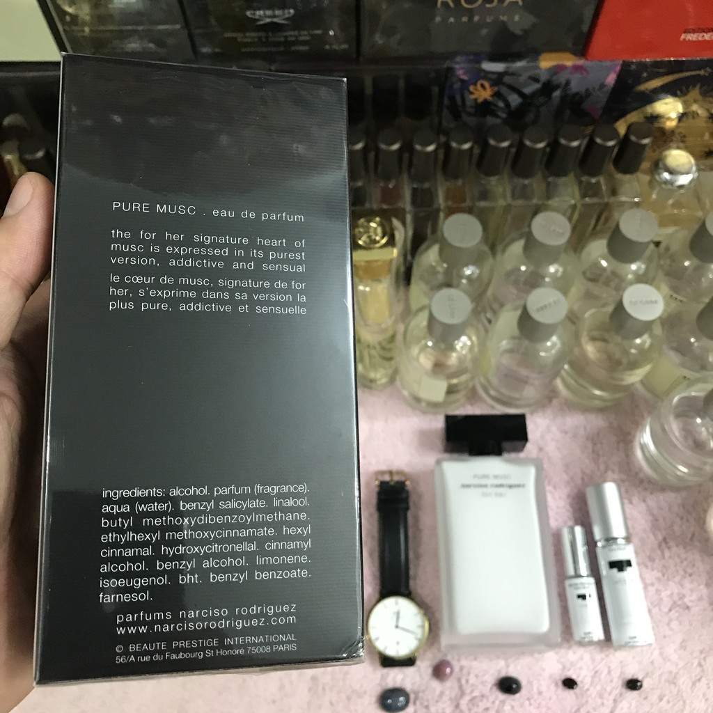 [Cali Perfume][Mẫu Thử][Dùng Là Thơm] Nước Hoa Nữ Narciso Rodriguez Pure Musc | Thế Giới Skin Care