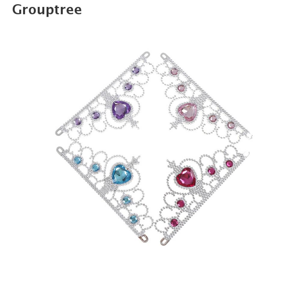 Bộ vương miện đính đá pha lê kèm gậy phép thuật cho bé gái hóa trang thành công chúa