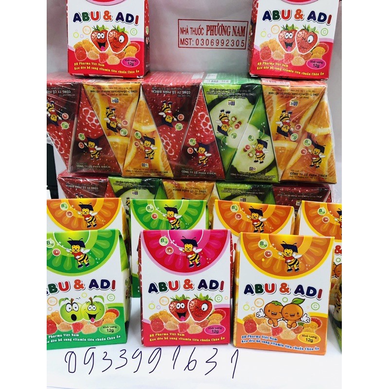 Kẹo dẻo tam giác ABu&ADi-màu ngẫu nhiên