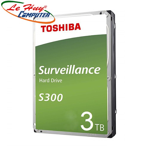Ổ CỨNG HDD TOSHIBA S300 SURVEILLANCE 3TB HDWT130UZSVA chuyên camera