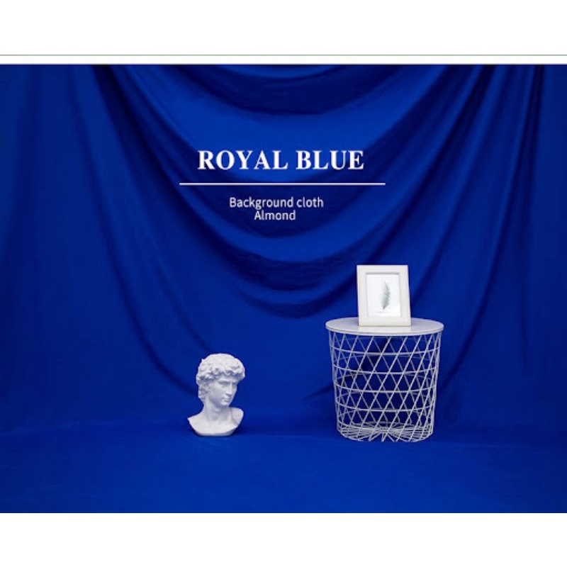 (Hỏa Tốc Hà Nội ) Phông Vải Xanh Dương Ứng Dụng Tách Nền, Chụp Ảnh Thẻ, Edit Video