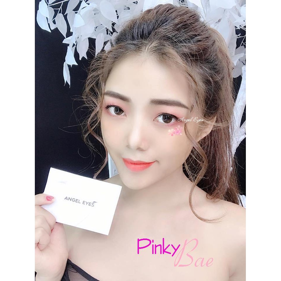 Lens Pinky bae (1 miếng) - Angel eyes contact lens Hà Nội