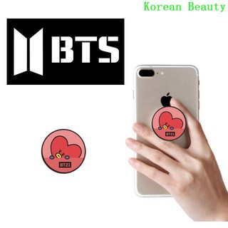 [COD]K-POP BTS BT21 Mobile Phone Bracket Finger Ring Stand Grip holder