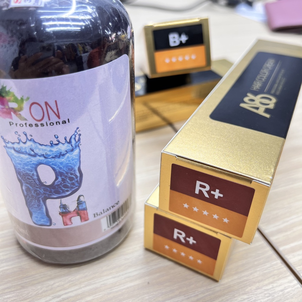 Bóc màu đen đỏ B+ R+ màu nhuộm A86 típ 100ml