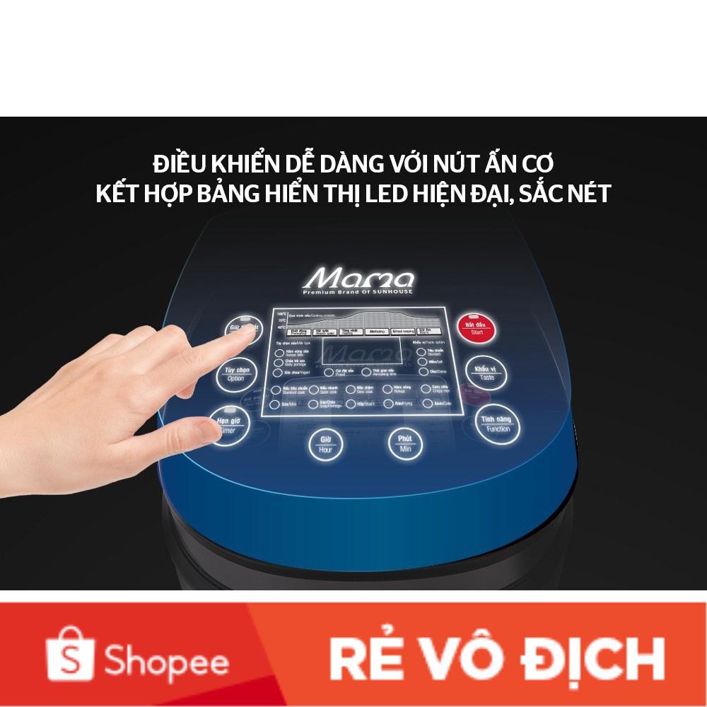 NỒI CƠM ĐIỆN TỬ 1.8 L SUNHOUSE SHD8907B-hàng chính hãng