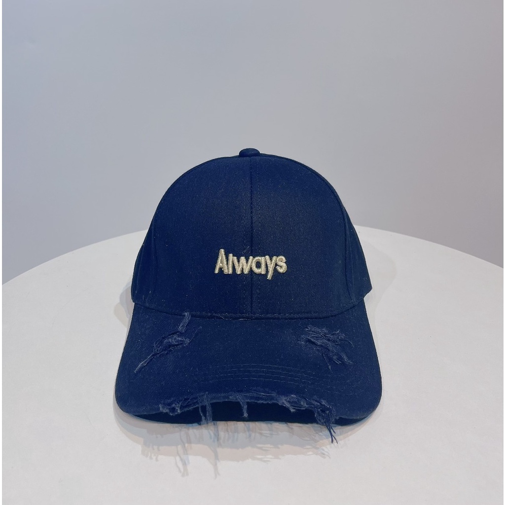 [Mã FAMARAL1 giảm 10K đơn 50K]Nón Kết Thêu Chữ Away Kiểu Rách Fashion Phong Cách Ulzzang Form Unisex Nam Nữ 405