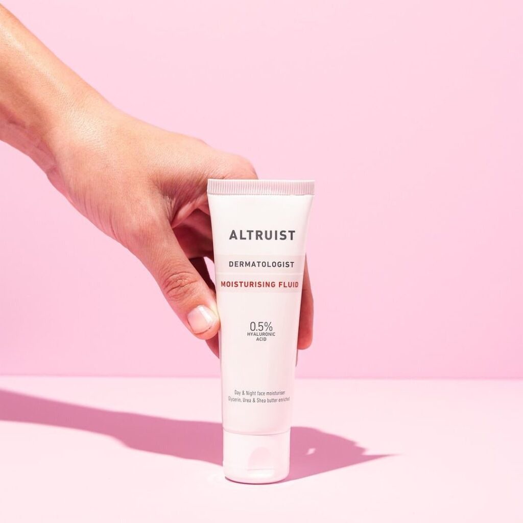 Sữa Dưỡng Ẩm Hoàn Hảo Cho Da Nhạy Cảm Altruist Dermatologist Moisturising Fluid 0.5% Hyaluronic Acid 50ml