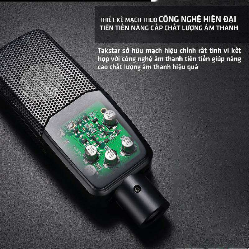 Micro thu âm TAKSTAR TAK35 hát karaoke, livestream, bán hàng, thu âm, BẢO HÀNH 12 THÁNG