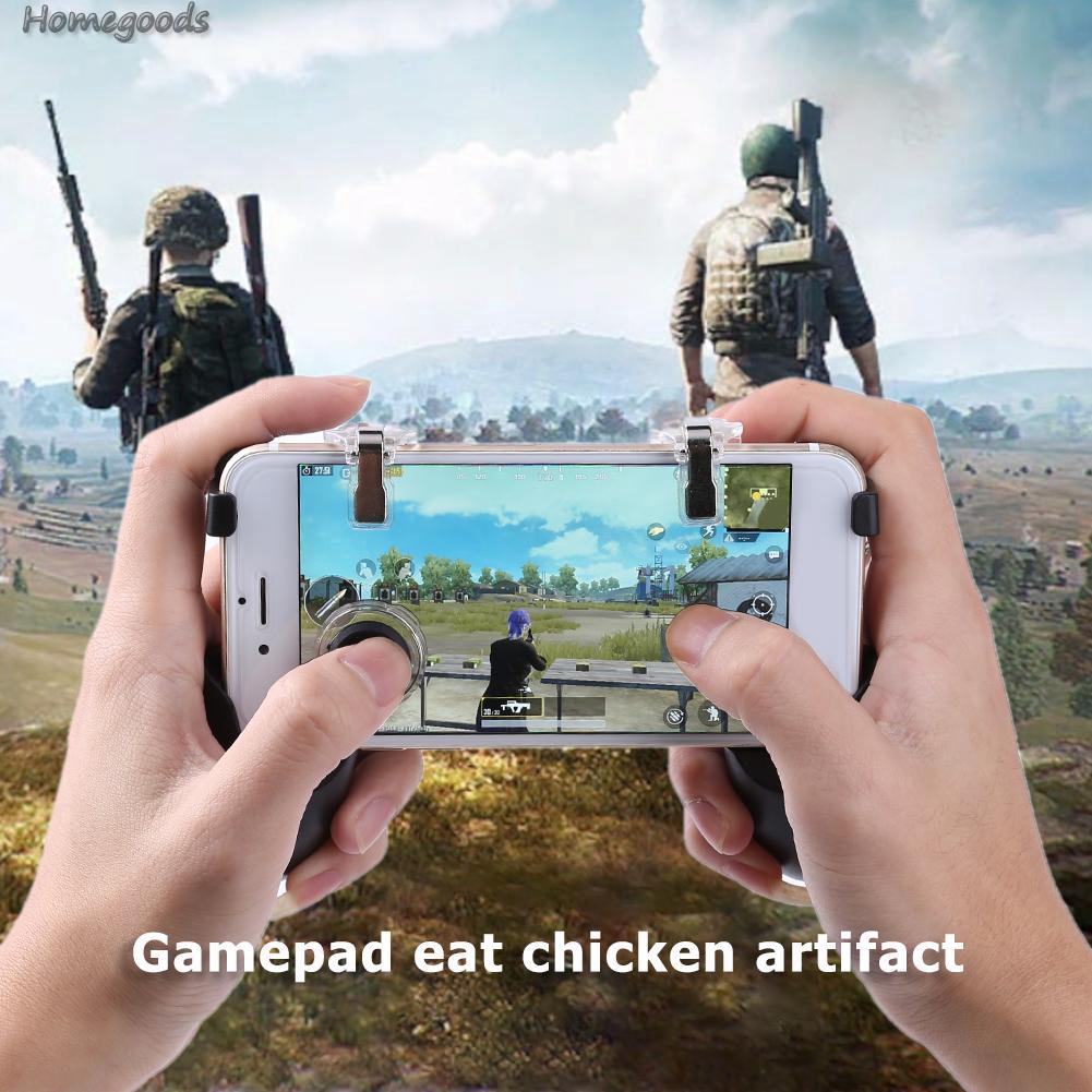 Tay cầm L1 R1 5 trong 1 hỗ trợ chơi game bắn súng PUBG trên điện thoại