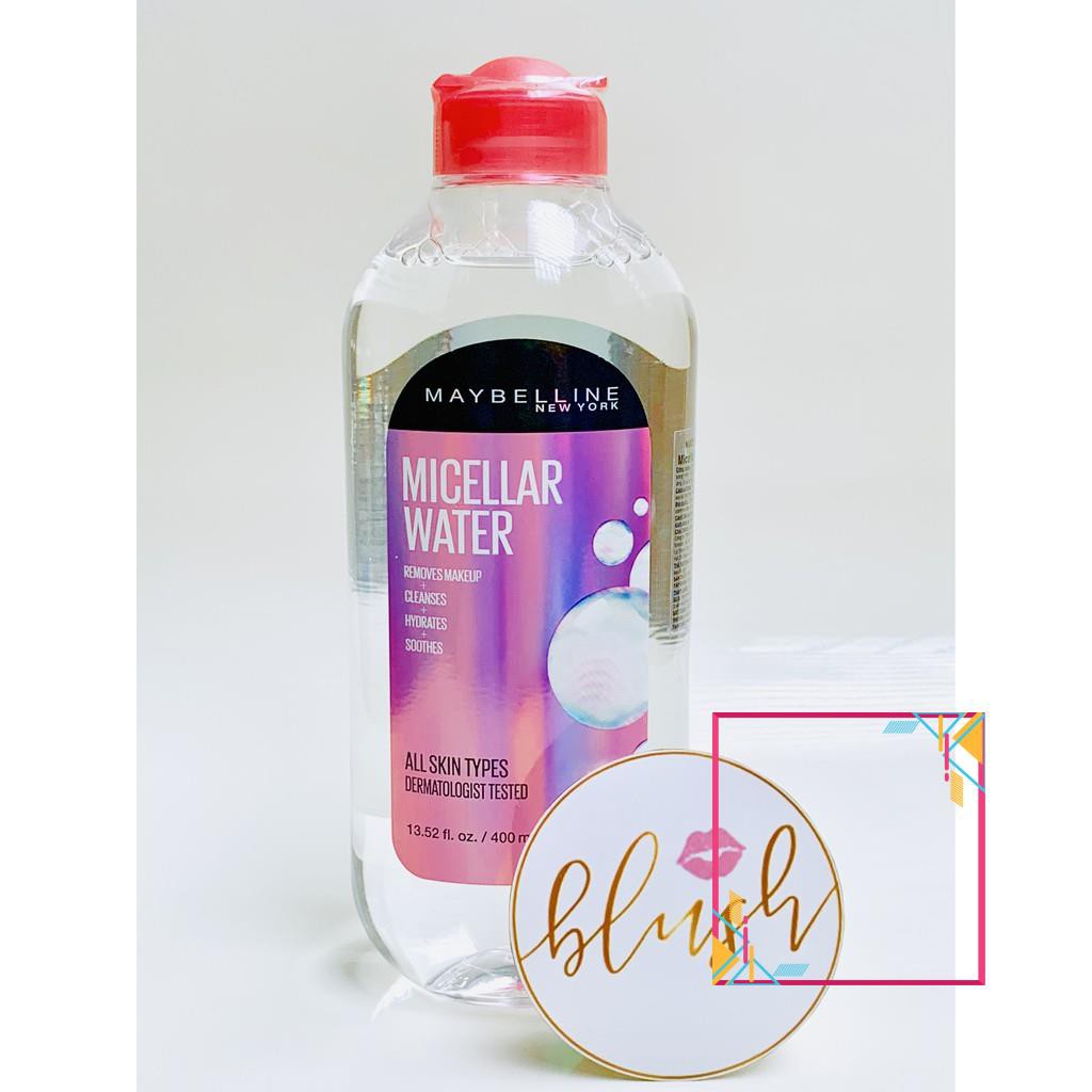 Nước Tẩy Trang Micellar Dưỡng Da Không Cồn 4 Trong 1 Maybelline New York Micellar Water 4-in-1 400ml