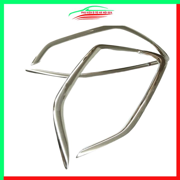 Ốp viền đèn gầm trước Tucson 2016-2018 mạ Crom chống trầy trang trí làm đẹp xe